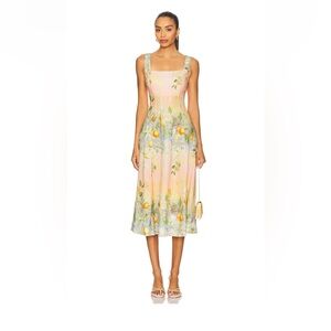 Yumi Kim Sienna Dress in Coastal Grove Sunset-Small